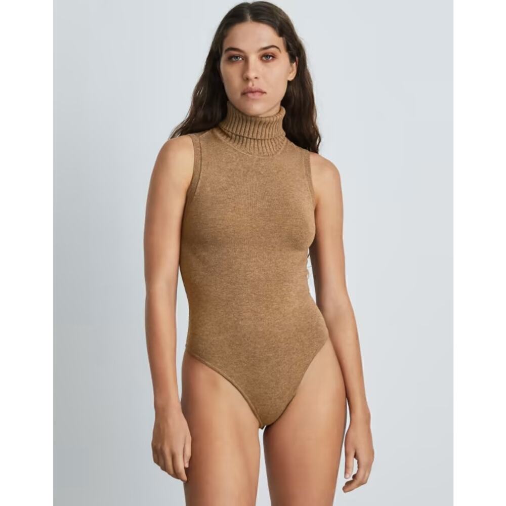 Everlane The Cotton–Merino Turtleneck Bodysuit